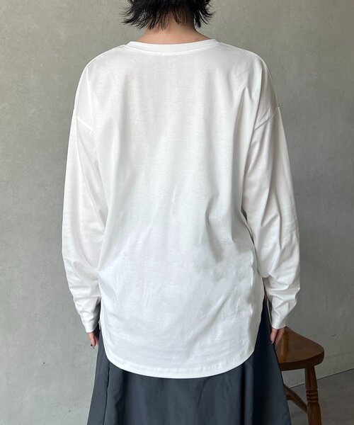 un dix cors(アンディコール)の「グラフィックプリントロゴTEE(Tシャツ/カットソー・レディース・グレー/オフホワイト・FREE)」の17枚目の写真