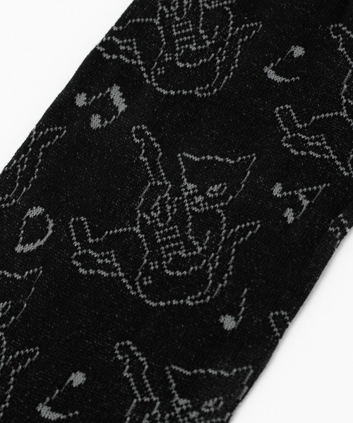 LAD MUSICIAN（ラッドミュージシャン）の「GUITAR CAT SOCKS（ソックス/靴下・メンズ・グレー系/ブラック×グレー/グレー系その他・ONE SIZE）」の5枚目の写真