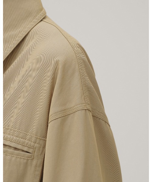 TODAYFUL(トゥデイフル)の「Twill Zip Combinaison(つなぎ/オールインワン・レディース・ベージュ/ブラック・38inch/36inch)」の21枚目の写真