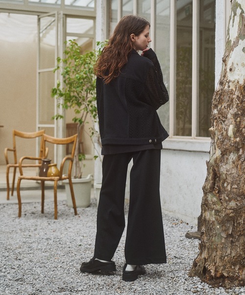CASPER JOHN(キャスパージョン)の「Sweat slacks/スウェットスラックス(スラックス・メンズ・グレー/チャコールグレー/ブラック・SMALL/X-SMALL/LARGE/MEDIUM)」の9枚目の写真