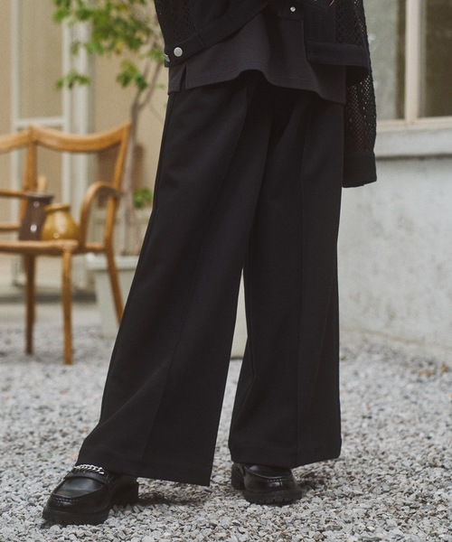 CASPER JOHN(キャスパージョン)の「Sweat slacks/スウェットスラックス(スラックス・メンズ・グレー/チャコールグレー/ブラック・SMALL/X-SMALL/LARGE/MEDIUM)」の5枚目の写真