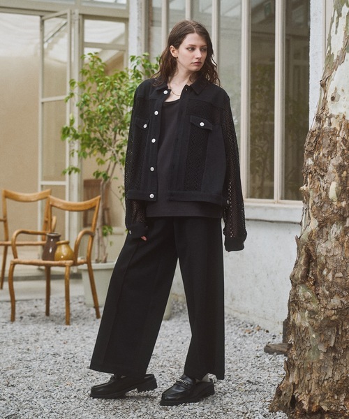 CASPER JOHN(キャスパージョン)の「Sweat slacks/スウェットスラックス(スラックス・メンズ・グレー/チャコールグレー/ブラック・SMALL/X-SMALL/LARGE/MEDIUM)」の8枚目の写真