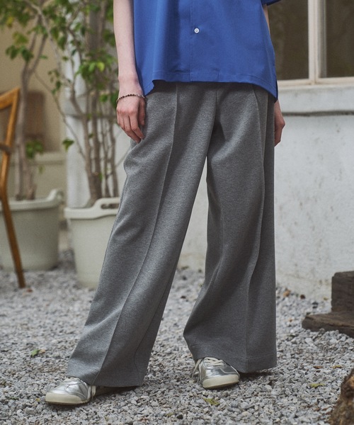 CASPER JOHN(キャスパージョン)の「Sweat slacks/スウェットスラックス(スラックス・メンズ・グレー/チャコールグレー/ブラック・SMALL/X-SMALL/LARGE/MEDIUM)」の10枚目の写真