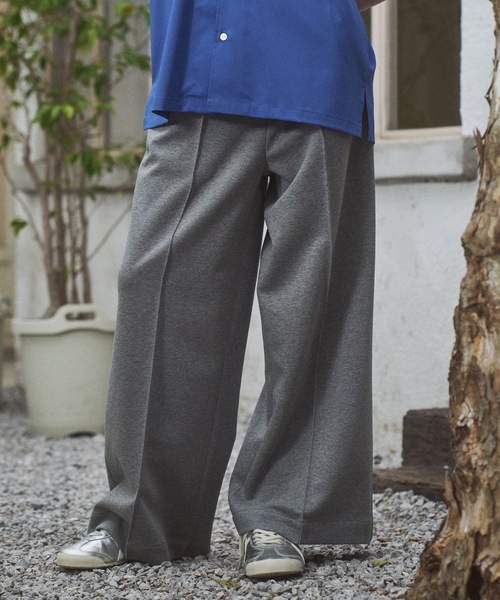 CASPER JOHN(キャスパージョン)の「Sweat slacks/スウェットスラックス(スラックス・メンズ・グレー/チャコールグレー/ブラック・SMALL/X-SMALL/LARGE/MEDIUM)」の11枚目の写真