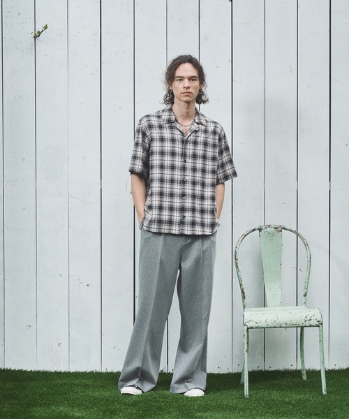 CASPER JOHN(キャスパージョン)の「Sweat slacks/スウェットスラックス(スラックス・メンズ・グレー/チャコールグレー/ブラック・SMALL/X-SMALL/LARGE/MEDIUM)」の18枚目の写真