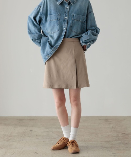 LOWRYS FARM（ローリーズファーム）の「アソートラップミニスカート 661921（スカート・レディース・ブラック/ベージュ/ベージュ系その他2/グレー系その他・FREE）」の4枚目の写真