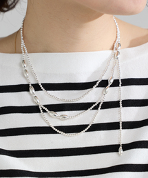 IENA | quip queint/クィップ クエイント germe layer necklace ネックレス QU247(ネックレス)