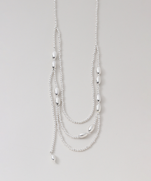 IENA（イエナ）の「quip queint/クィップ クエイント germe layer necklace ネックレス QU247（ネックレス・レディース・シルバー・FREE）」の8枚目の写真
