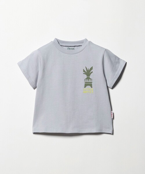 green label relaxing（グリーンレーベルリラクシング）の「＜Pentel＞半袖Tシャツ / キッズ  100cm-130cm（Tシャツ/カットソー・キッズ・クリーム/ホワイト/ライトグレー・100cm/120cm/130cm/110cm）」の2枚目の写真