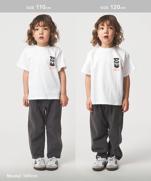 green label relaxing（グリーンレーベルリラクシング）の「＜Pentel＞半袖Tシャツ / キッズ  100cm-130cm（Tシャツ/カットソー・キッズ・クリーム/ホワイト/ライトグレー・100cm/120cm/130cm/110cm）」の9枚目の写真