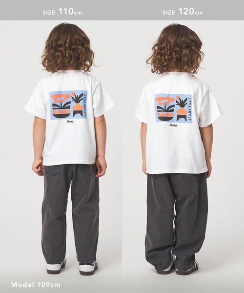 green label relaxing（グリーンレーベルリラクシング）の「＜Pentel＞半袖Tシャツ / キッズ  100cm-130cm（Tシャツ/カットソー・キッズ・クリーム/ホワイト/ライトグレー・100cm/120cm/130cm/110cm）」の11枚目の写真