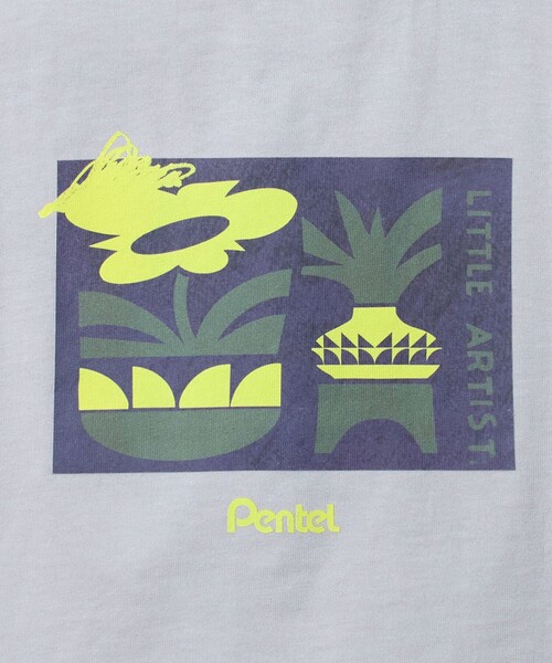 green label relaxing（グリーンレーベルリラクシング）の「＜Pentel＞半袖Tシャツ / キッズ  100cm-130cm（Tシャツ/カットソー・キッズ・クリーム/ホワイト/ライトグレー・100cm/120cm/130cm/110cm）」の17枚目の写真