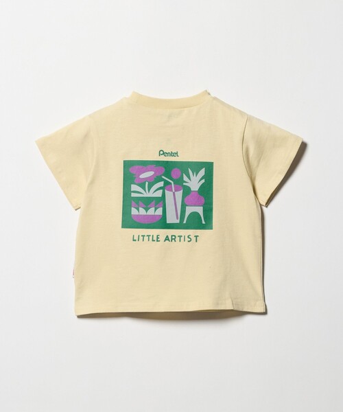 green label relaxing（グリーンレーベルリラクシング）の「＜Pentel＞半袖Tシャツ / キッズ  100cm-130cm（Tシャツ/カットソー・キッズ・クリーム/ホワイト/ライトグレー・100cm/120cm/130cm/110cm）」の19枚目の写真