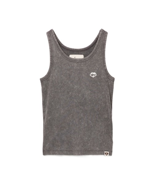 A BATHING APE(アベイシングエイプ)の「WASHED RIBBED VEST(タンクトップ・レディース・グレー/ネイビー・SMALL/X-SMALL)」の1枚目の写真