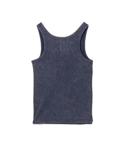 A BATHING APE(アベイシングエイプ)の「WASHED RIBBED VEST(タンクトップ・レディース・グレー/ネイビー・SMALL/X-SMALL)」の4枚目の写真