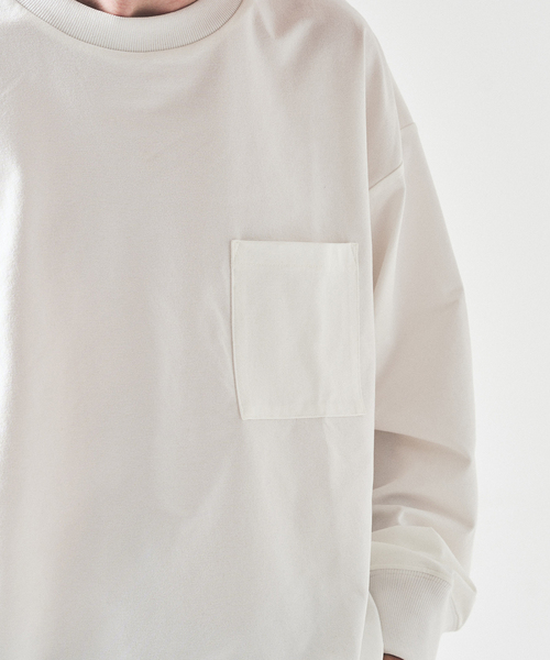 417 EDIFICE(フォーワンセブンエディフィス)の「PERFECTECH / パーフェクテック ロングスリーブT(Tシャツ/カットソー・メンズ・ホワイト/ダークブルー/ネイビー/ブラック系その他/ブラック・LARGE/MEDIUM/SMALL)」の6枚目の写真