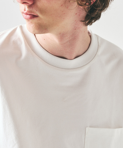 417 EDIFICE(フォーワンセブンエディフィス)の「PERFECTECH / パーフェクテック ロングスリーブT(Tシャツ/カットソー・メンズ・ホワイト/ダークブルー/ネイビー/ブラック系その他/ブラック・LARGE/MEDIUM/SMALL)」の7枚目の写真
