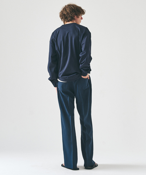 417 EDIFICE(フォーワンセブンエディフィス)の「PERFECTECH / パーフェクテック ロングスリーブT(Tシャツ/カットソー・メンズ・ホワイト/ダークブルー/ネイビー/ブラック系その他/ブラック・LARGE/MEDIUM/SMALL)」の11枚目の写真