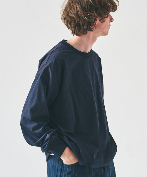 417 EDIFICE(フォーワンセブンエディフィス)の「PERFECTECH / パーフェクテック ロングスリーブT(Tシャツ/カットソー・メンズ・ホワイト/ダークブルー/ネイビー/ブラック系その他/ブラック・LARGE/MEDIUM/SMALL)」の14枚目の写真