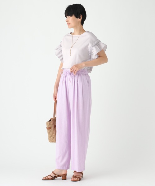 Elura(エルーラ)の「フリルショルダーTシャツ/656399(Tシャツ/カットソー・レディース・ブラック/ホワイト/ライトグレー・FREE)」の21枚目の写真