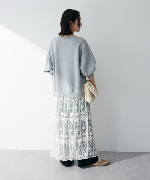 Green　Parks（グリーンパークス）の「レイヤードレーススカート（スカート・レディース・ホワイト系その他2・FREE）」の8枚目の写真