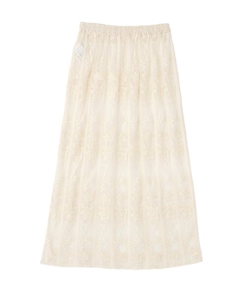 Green　Parks（グリーンパークス）の「レイヤードレーススカート（スカート・レディース・ホワイト系その他2・FREE）」の14枚目の写真