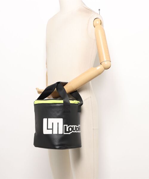 Loudmouth(ラウドマウス)の「LOUDMOUTH/ラウドマウス ゴルフウェア 合成皮革 メッシュポケット クーラーバッグ(ハンドバッグ・メンズ・ホワイト/ブラック・FREE)」の20枚目の写真