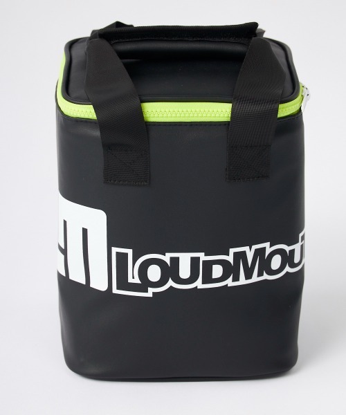 Loudmouth(ラウドマウス)の「LOUDMOUTH/ラウドマウス ゴルフウェア 合成皮革 メッシュポケット クーラーバッグ(ハンドバッグ・メンズ・ホワイト/ブラック・FREE)」の3枚目の写真