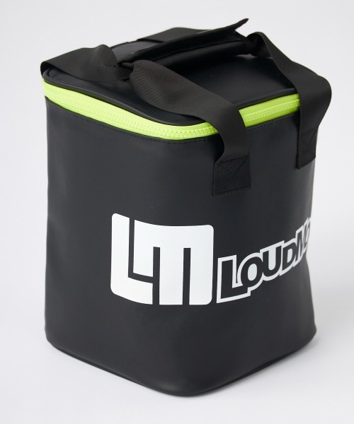 Loudmouth(ラウドマウス)の「LOUDMOUTH/ラウドマウス ゴルフウェア 合成皮革 メッシュポケット クーラーバッグ(ハンドバッグ・メンズ・ホワイト/ブラック・FREE)」の4枚目の写真