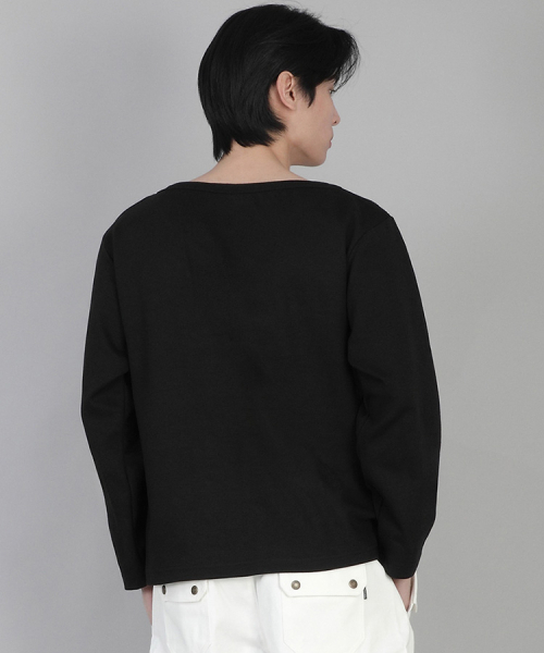 SAINTCREW(セントクルー)の「無地BIGVネック長袖TシャツBIGV-879ブラック(Tシャツ/カットソー・メンズ・その他・LARGE/MEDIUM/XXX-LARGE/XXXX-LARGE/X-LARGE/XX-LARGE/SMALL)」の3枚目の写真