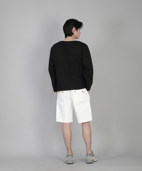 SAINTCREW(セントクルー)の「無地BIGVネック長袖TシャツBIGV-879ブラック(Tシャツ/カットソー・メンズ・その他・LARGE/MEDIUM/XXX-LARGE/XXXX-LARGE/X-LARGE/XX-LARGE/SMALL)」の10枚目の写真