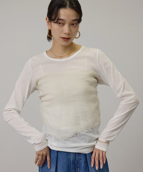 WEB限定】ハイツイストシアーロンT（Tシャツ/カットソー）｜SALON adam