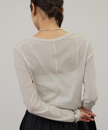 SALON adam et rope' | 【WEB限定】ハイツイストシアーロンT(Tシャツ/カットソー)