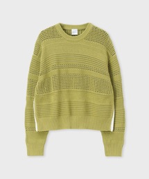 Paul Smith | ウィメンズ ミックスパターン クルーネックニット / 165223 776N(ニット/セーター)