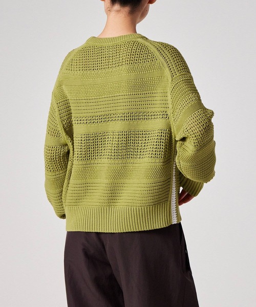 Paul Smith（ポールスミス）の「ウィメンズ ミックスパターン クルーネックニット / 165223 776N（ニット/セーター・レディース・ライトイエロー/ホワイト・MEDIUM）」の10枚目の写真