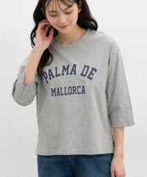 【ＵＶカット】７分袖ロゴＴシャツ