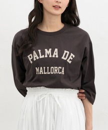 【UVカット】7分袖ロゴTシャツ