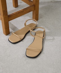 PAPILLONNER | PAPILLONNER/フラットスクエアサンダル(サンダル)