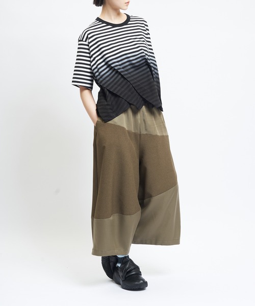 gomme(ゴム)の「バルーンツイルパンツ(その他パンツ・レディース・ブラック/カーキ/チャコールグレー・MEDIUM)」の4枚目の写真
