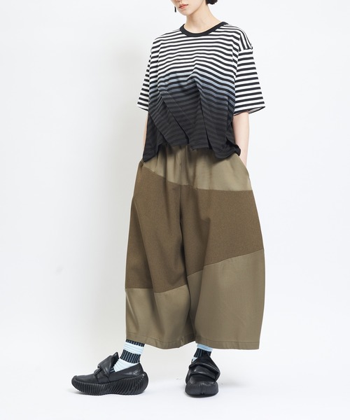 gomme(ゴム)の「バルーンツイルパンツ(その他パンツ・レディース・ブラック/カーキ/チャコールグレー・MEDIUM)」の5枚目の写真