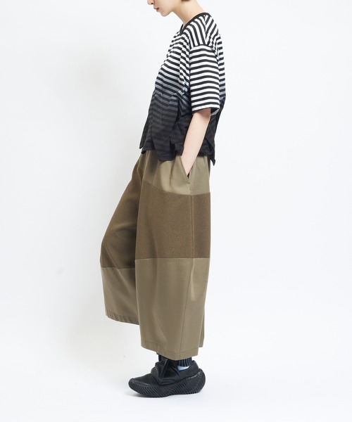 gomme(ゴム)の「バルーンツイルパンツ(その他パンツ・レディース・ブラック/カーキ/チャコールグレー・MEDIUM)」の7枚目の写真