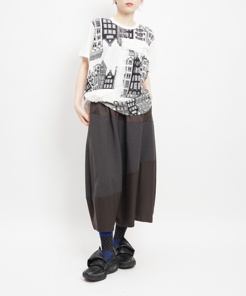 gomme(ゴム)の「バルーンツイルパンツ(その他パンツ・レディース・ブラック/カーキ/チャコールグレー・MEDIUM)」の8枚目の写真