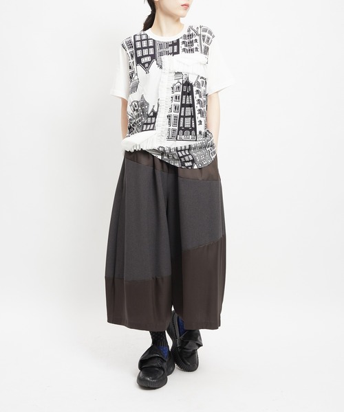 gomme(ゴム)の「バルーンツイルパンツ(その他パンツ・レディース・ブラック/カーキ/チャコールグレー・MEDIUM)」の9枚目の写真