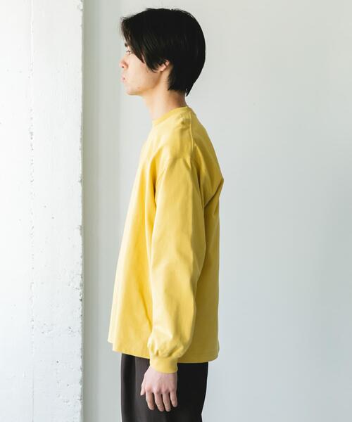 URBAN RESEARCH DOORS（アーバンリサーチドアーズ）の「『UR TECH』『抗菌/防臭』10.5オンス ヘビーウェイト LONG-SLEEVE T-SHIRTS（Tシャツ/カットソー・メンズ・チャコールグレー/ホワイト/イエロー・LARGE/MEDIUM）」の19枚目の写真