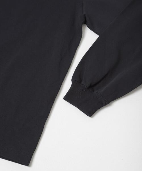 URBAN RESEARCH DOORS（アーバンリサーチドアーズ）の「『UR TECH』10.5オンス ヘビーウェイト LONG-SLEEVE T-SHIRTS（Tシャツ/カットソー・メンズ・チャコールグレー/ホワイト/イエロー・LARGE/MEDIUM）」の6枚目の写真