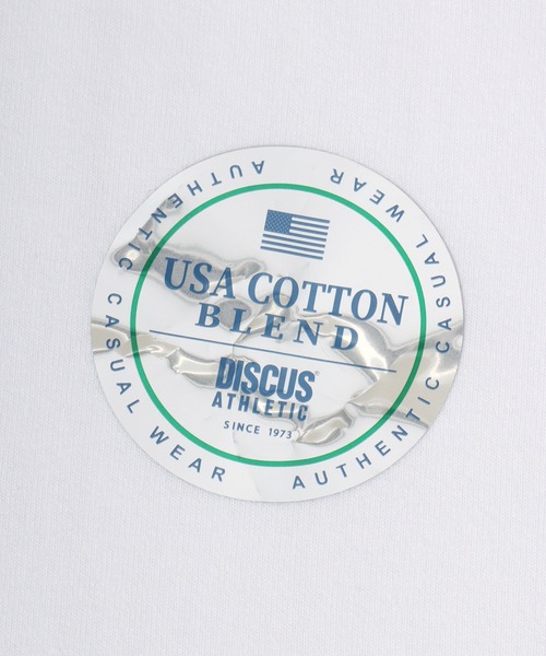 DISCUS（ディスカス）の「2026SS DISCUS/ディスカス USAコットン ヘビーウエイト ワンポイント刺繍 ポケット付Tシャツ レディース メンズ（Tシャツ/カットソー・メンズ・ブルーグレー/アッシュグレー/スミクロ/ホワイト・XL/L/M）」の16枚目の写真