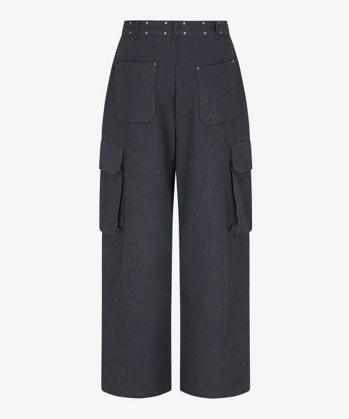 LIE MEQUE(リメーク)の「ポケットワイドパンツチャコール(その他パンツ・レディース・チャコール・SMALL/MEDIUM)」の3枚目の写真