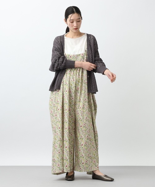 studio CLIP（スタディオクリップ）の「《natural by clip》TEN/Lフラワーサロペット（サロペット/オーバーオール・レディース・ピンク/ブルー・FREE）」の14枚目の写真