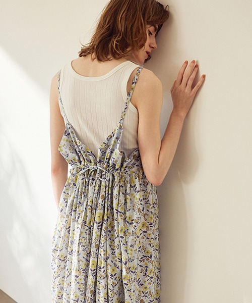 studio CLIP（スタディオクリップ）の「《natural by clip》TEN/Lフラワーサロペット（サロペット/オーバーオール・レディース・ピンク/ブルー・FREE）」の16枚目の写真