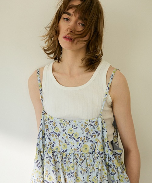 studio CLIP（スタディオクリップ）の「《natural by clip》TEN/Lフラワーサロペット（サロペット/オーバーオール・レディース・ピンク/ブルー・FREE）」の17枚目の写真